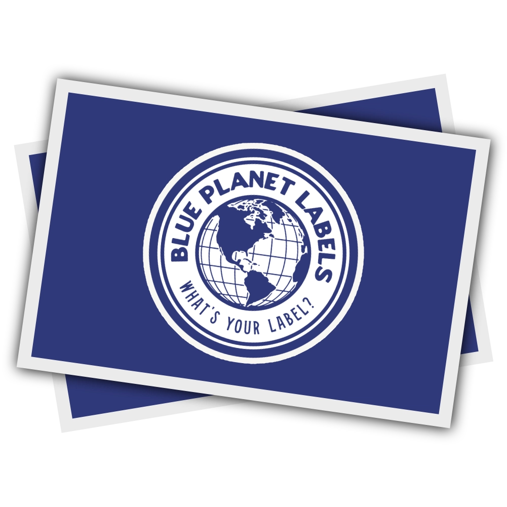 Rectangle Waterproof Vinyl Stickers