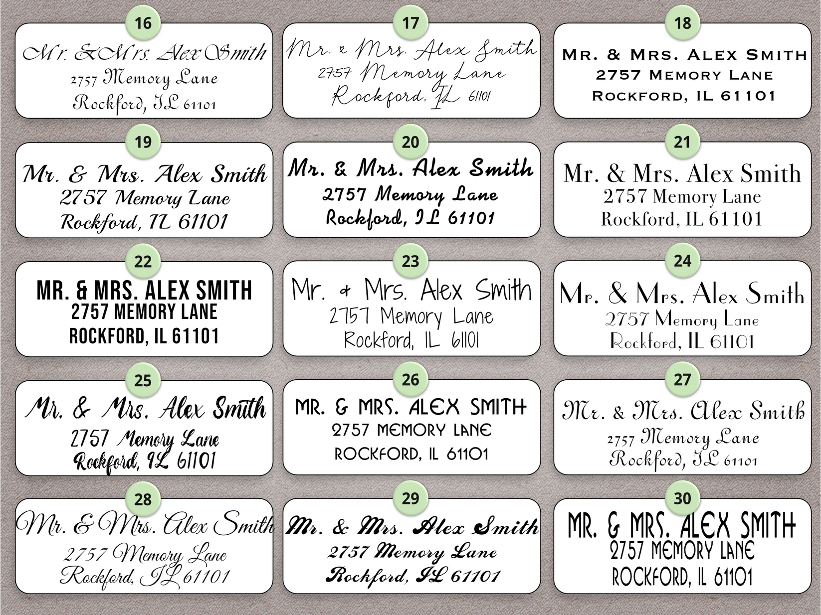 Custom Small Address Labels Rolls | Blue Planet Labels – Blue Planet Labels