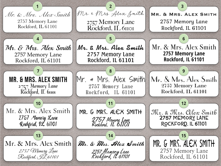 Custom Small Address Labels Rolls | Blue Planet Labels – Blue Planet Labels