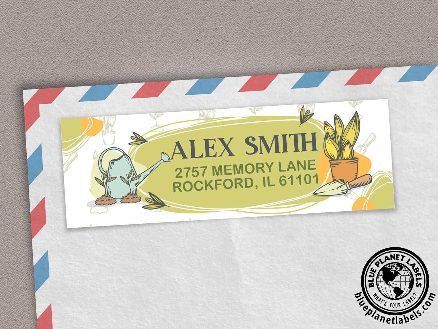 Gardening Personalized Return Address Labels