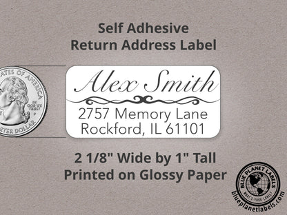 Custom Small Address Labels Rolls