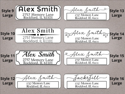 Custom Large Address Labels Rolls