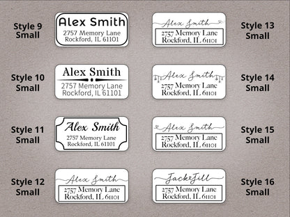 Custom Small Address Labels Rolls