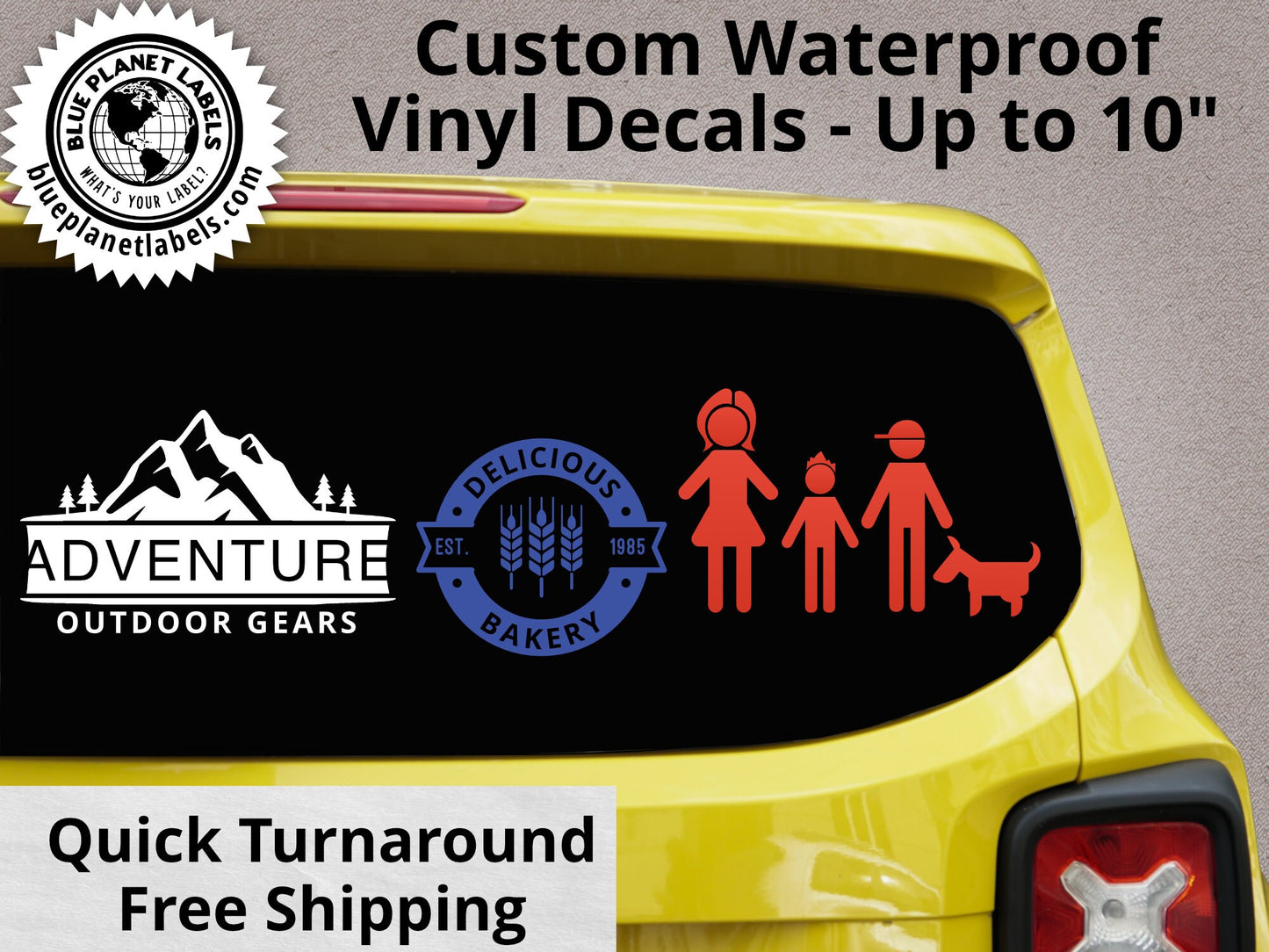 Custom Waterproof Vinyl Decals